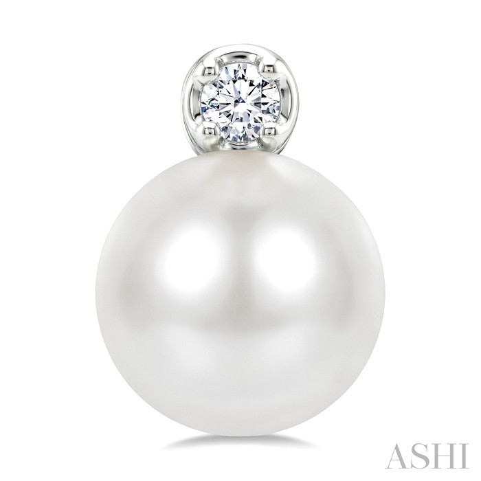 Pearl & Petite Diamond Fashion Earrings