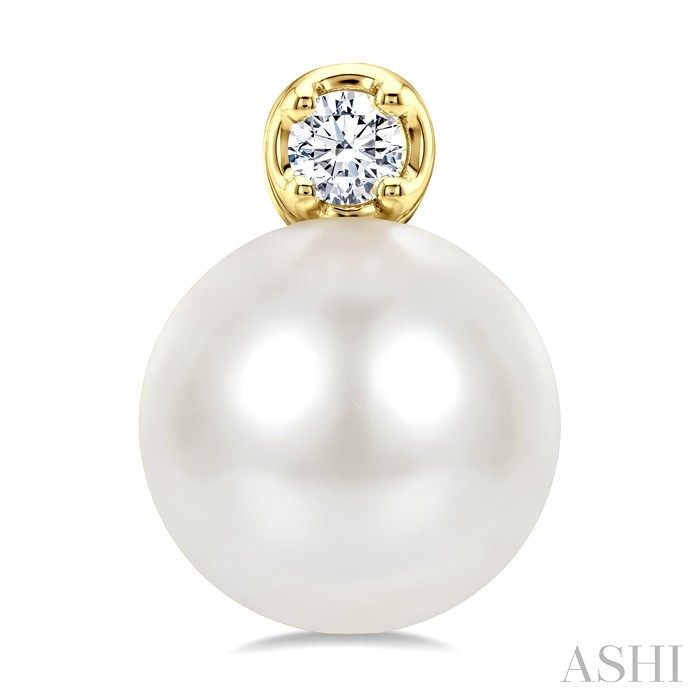 Pearl & Petite Diamond Fashion Earrings