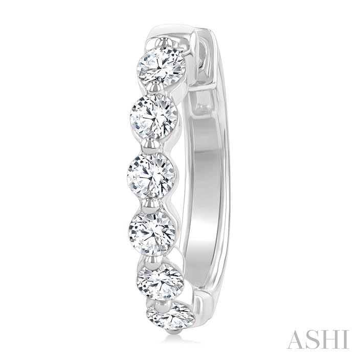 Diamond Hoop Earrings