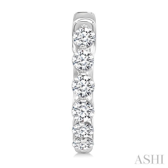 Diamond Hoop Earrings