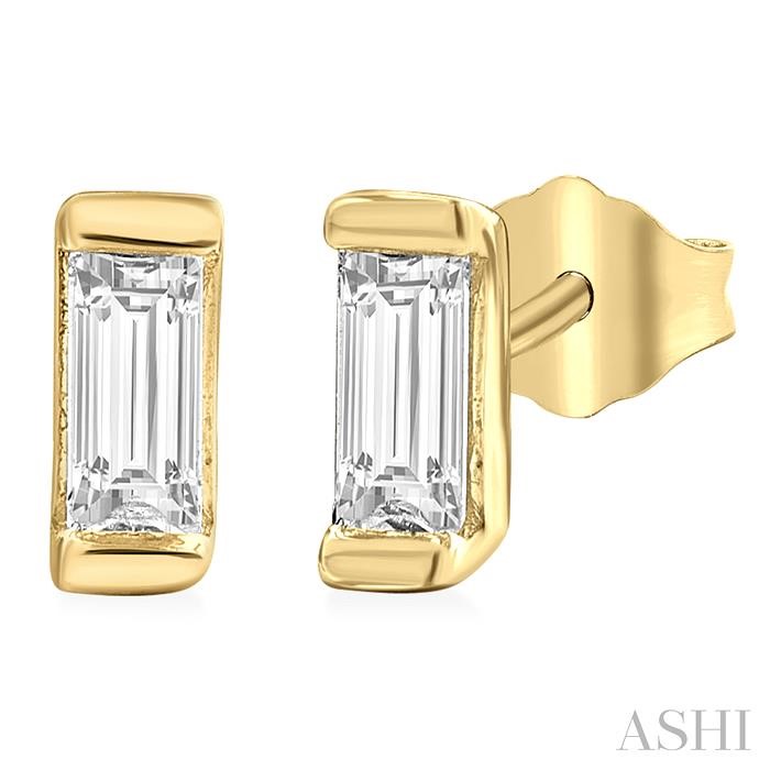 Baguette Diamond Petite Fashion Earrings