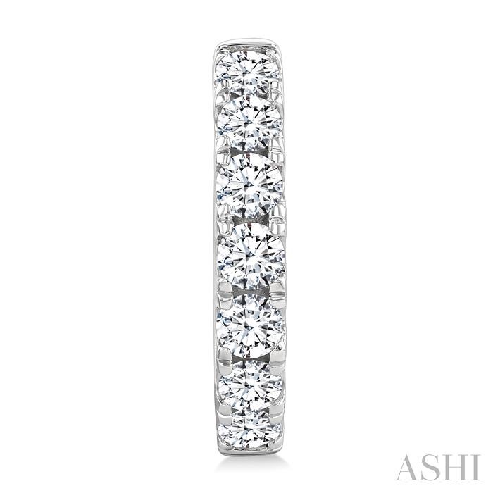 Diamond Fashion Hoop Earrings