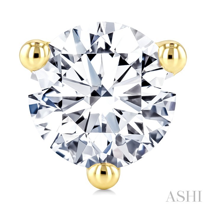 Round Shape Martini Diamond Stud Earrings