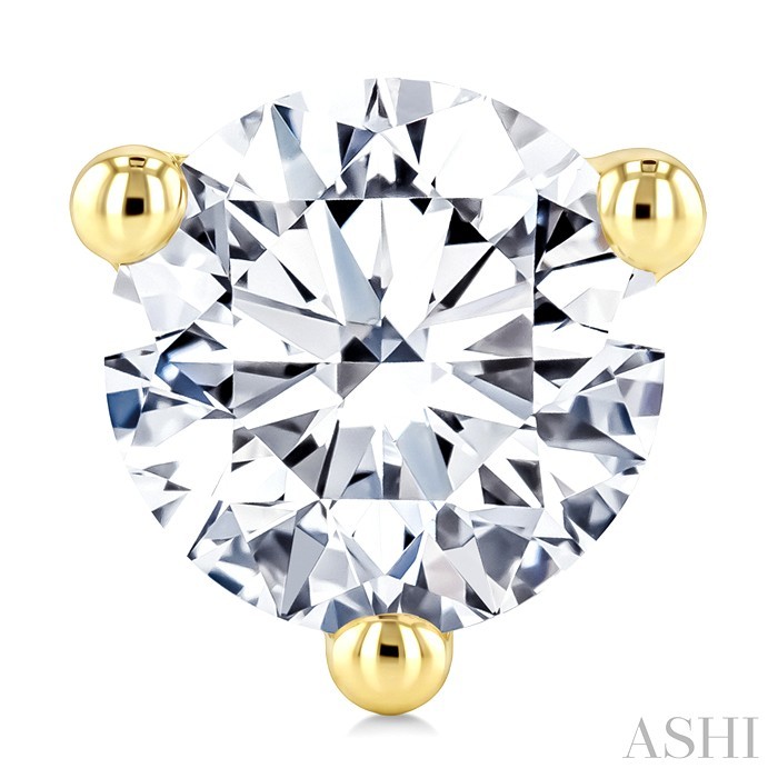 Round Shape Martini Diamond Stud Earrings