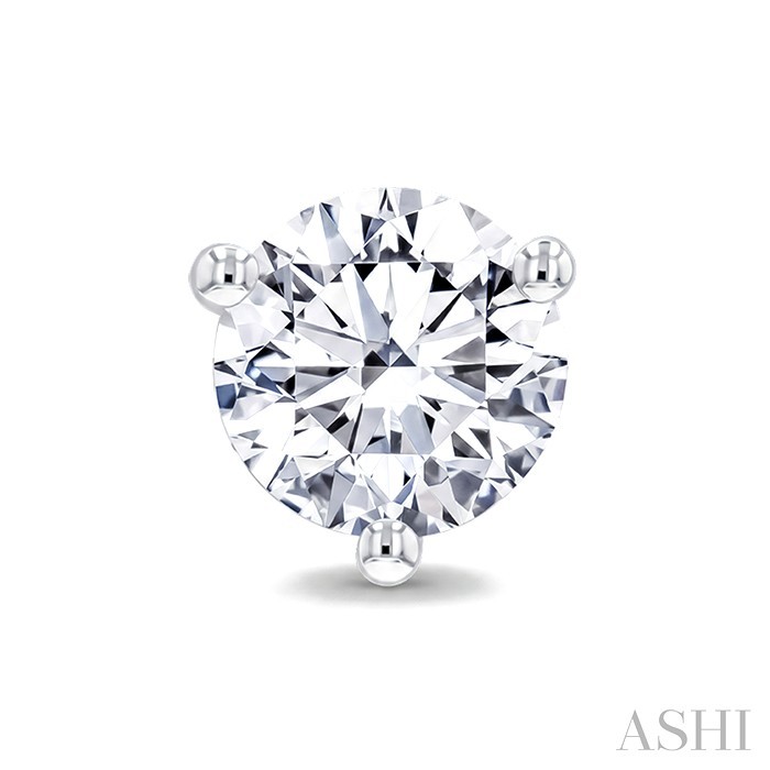 Round Shape Martini Diamond Stud Earrings