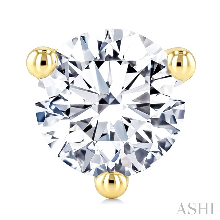 Round Shape Martini Diamond Stud Earrings