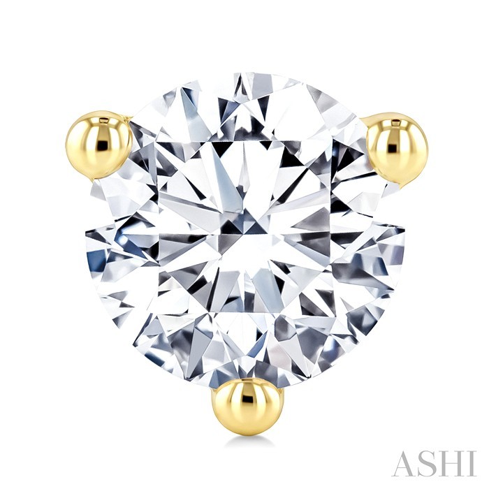 Round Shape Martini Diamond Stud Earrings