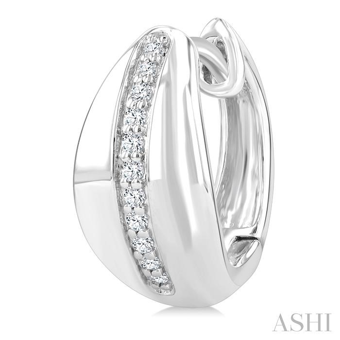 Bold Diamond Fashion Hoop Earrings