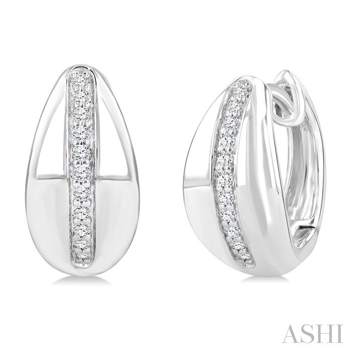Bold Diamond Fashion Hoop Earrings