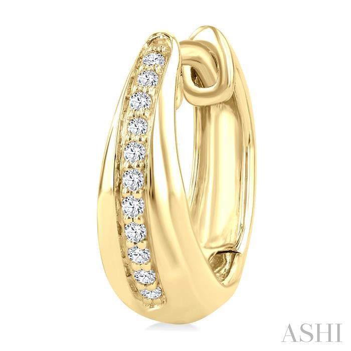 Bold Diamond Fashion Hoop Earrings