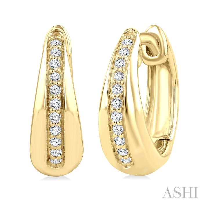 Bold Diamond Fashion Hoop Earrings