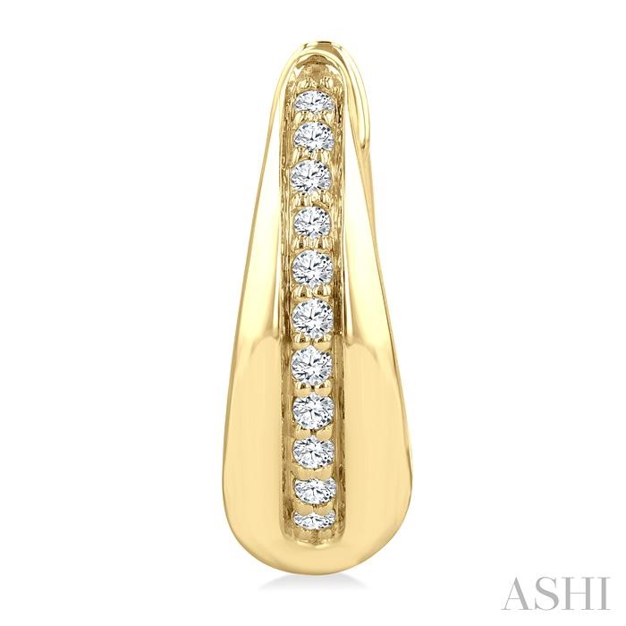 Bold Diamond Fashion Hoop Earrings