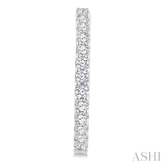 Diamond Hoop Earrings