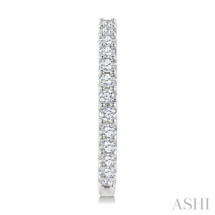 Diamond Hoop Earrings