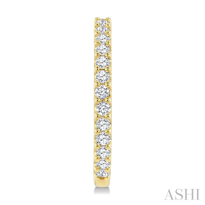 Diamond Hoop Earrings