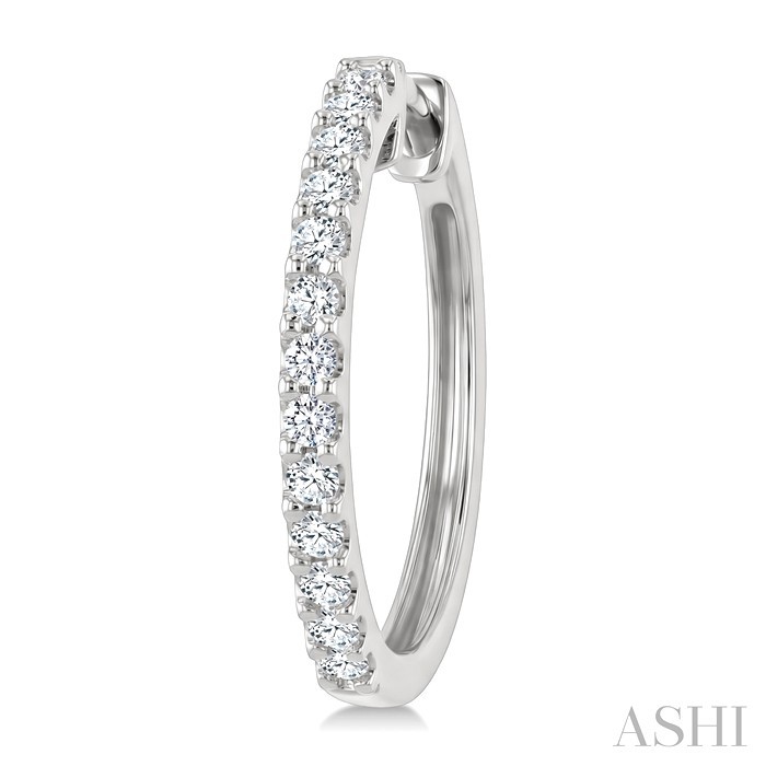 Diamond Hoop Earrings