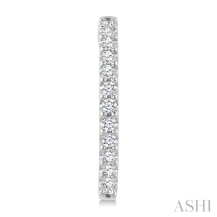Diamond Hoop Earrings