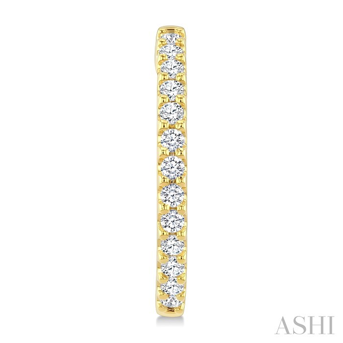 Diamond Hoop Earrings