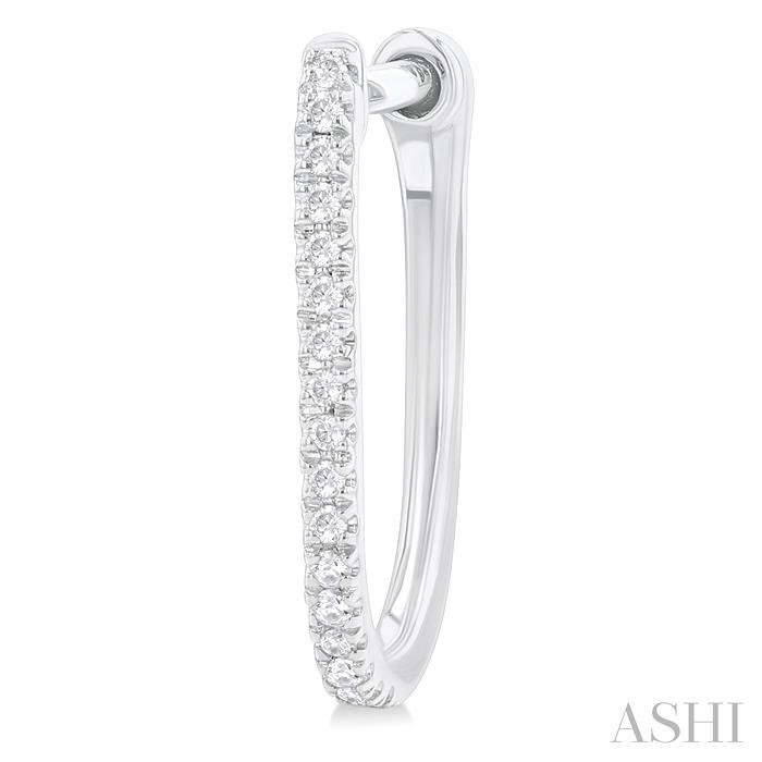 Diamond Hoop Earrings