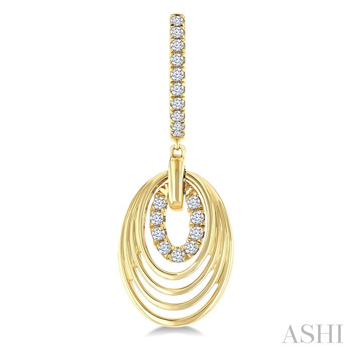 Aeris Gold Drop Diamond Fashion Earrings