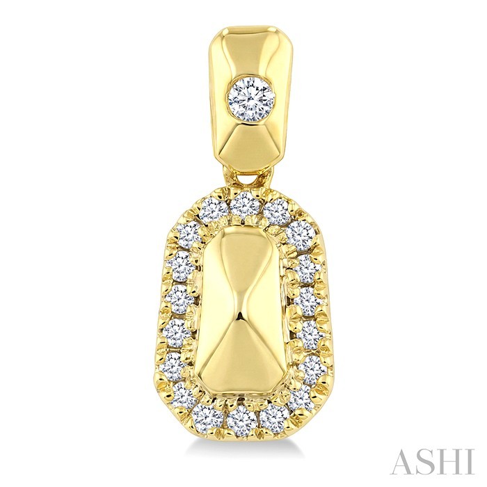 Golden Glow Emerald Shape Diamond Fashion Earrings