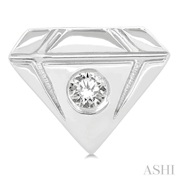 Diamond Shape Petite Diamond Fashion Earrings