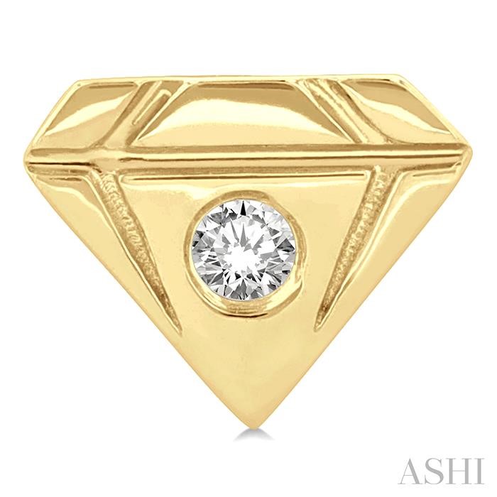 Diamond Shape Petite Diamond Fashion Earrings