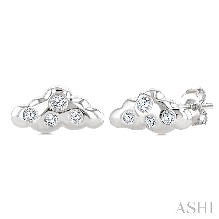 Cloud Petite Diamond Fashion Earrings
