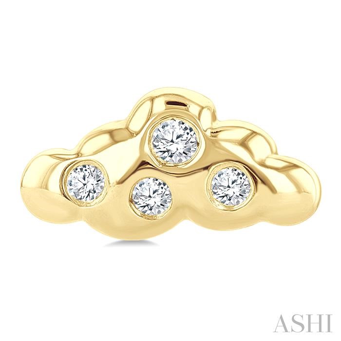 Cloud Petite Diamond Fashion Earrings