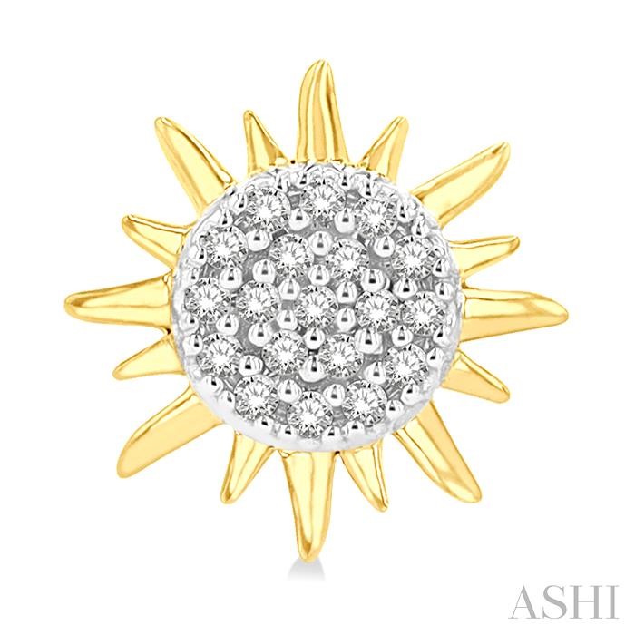 Sun Petite Diamond Fashion Earrings
