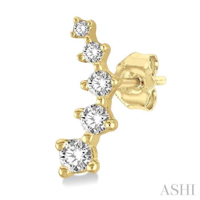 Petite Diamond Fashion Ear Climbers