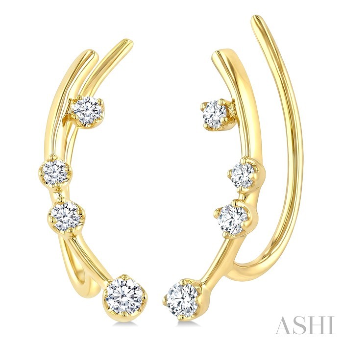 Diamond Fashion Ear Climbers