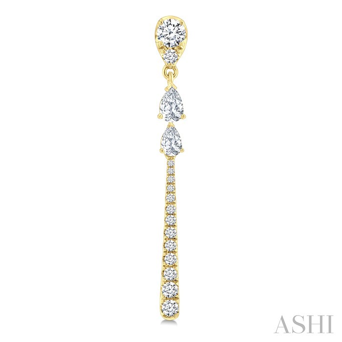 Diamond Fashion Long Earrings