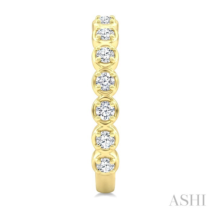 Petite Diamond Fashion Huggie Cuff Earrings