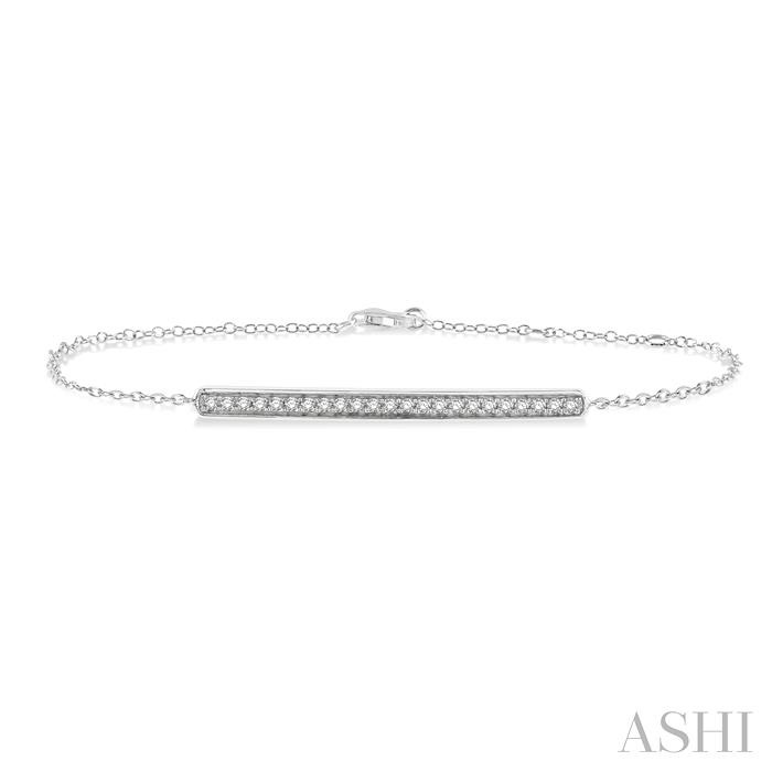Bar Petite Diamond Fashion Chain Bracelet