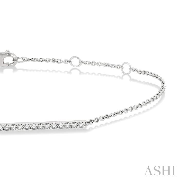 Bar Petite Diamond Fashion Chain Bracelet