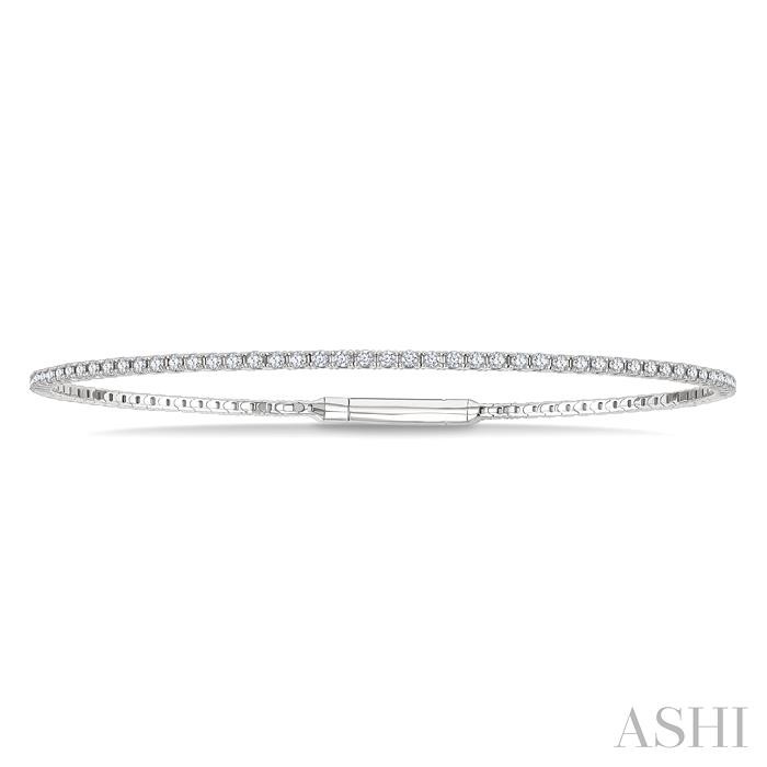 Diamond Fullway Straight Flex Bangle