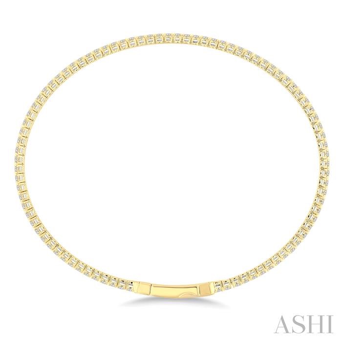Diamond Fullway Straight Flex Bangle