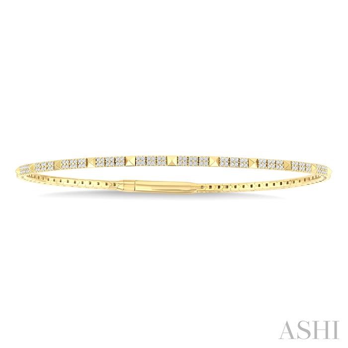 Diamond Pave Flex Bangle