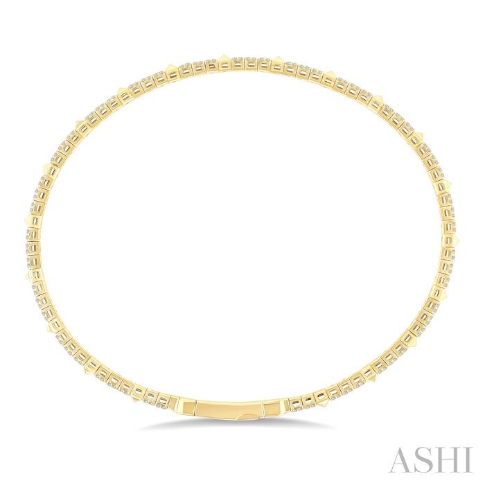 Diamond Pave Flex Bangle