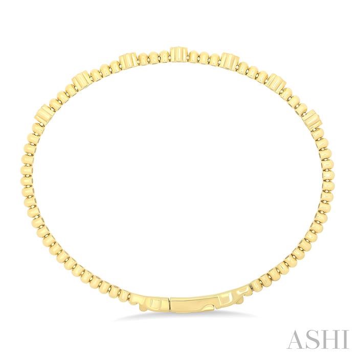 Bead Bijoux Clover Diamond Fashion Flex Bangle