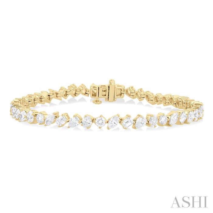 Mixed Shape Diamond Bracelet