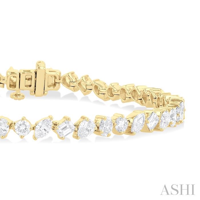 Mixed Shape Diamond Bracelet