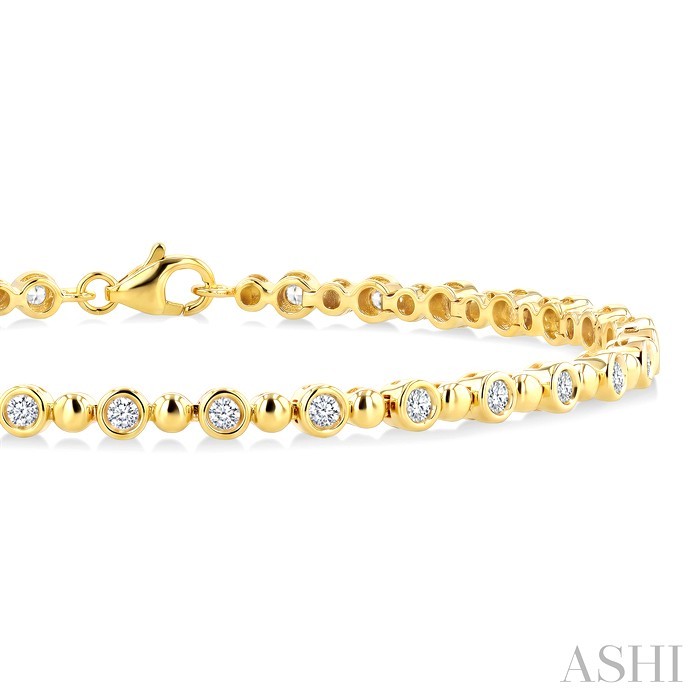 Bead Bijoux Bezel Diamond Fashion Bracelet