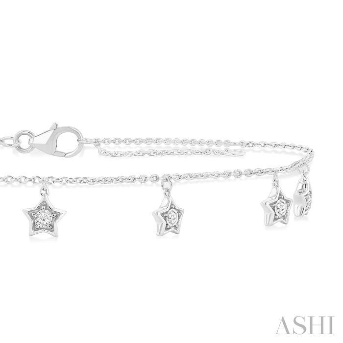 Star Diamond Station Chain Anklet