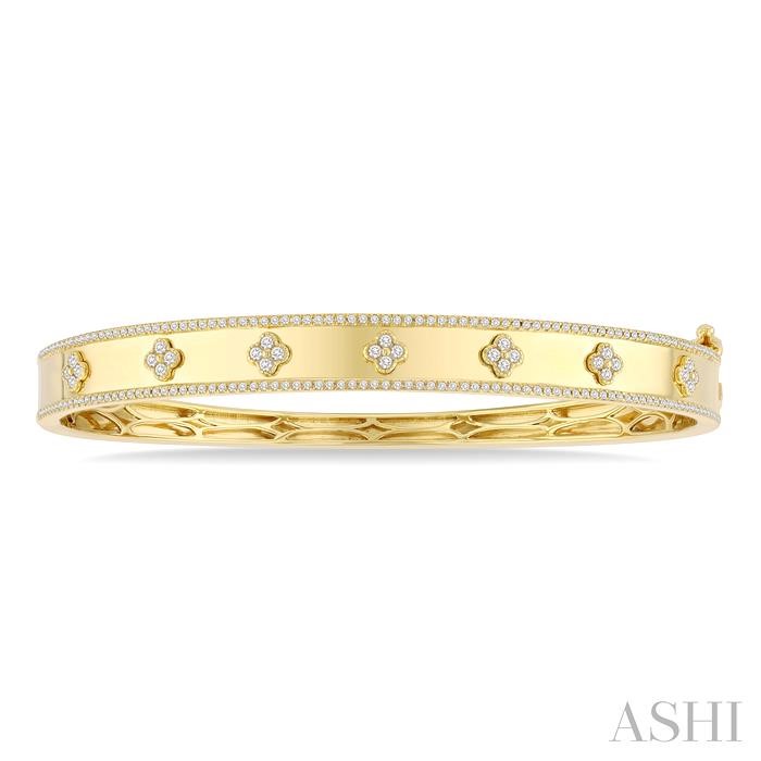 Clover Diamond Fashion Bangle