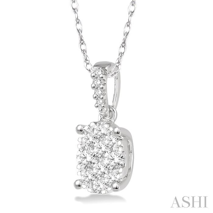 OVAL SHAPE LOVEBRIGHT ESSENTIAL DIAMOND PENDANT