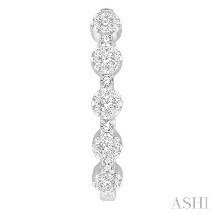 Inside-Out Lovebright Diamond Hoop Earrings
