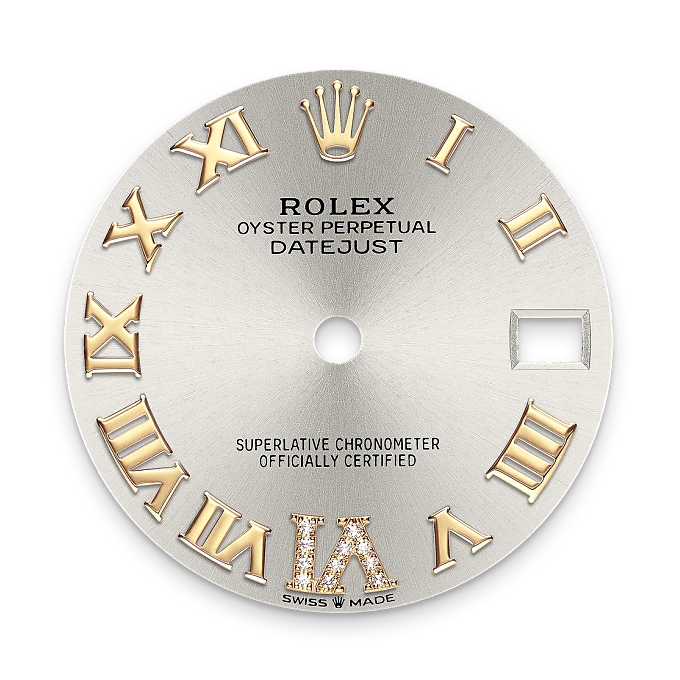 Silver dial